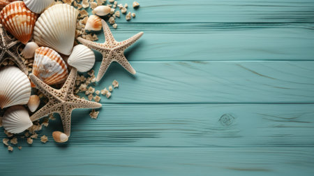 Serenity on the Shore AI Generatedの素材