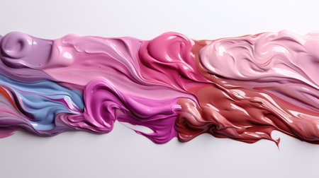 Abstract Pink Eye Shadow Smear with Copyspace AI Generatedの素材