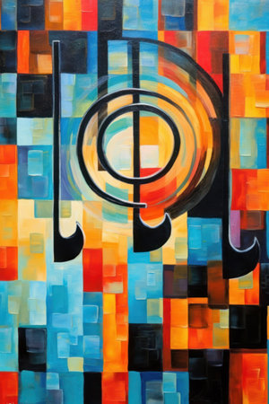 Abstract Artwork Representing Music Conceptuallyの素材