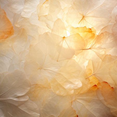 Soft Translucent Rice Paper Texture with Evenly Distributed Illumination AI Generatedの素材