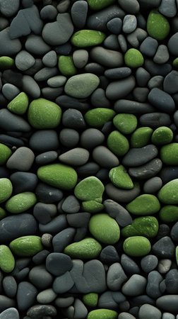 Green Plain Stone Background  Ultra Realistic High Detail AI Generatedの素材