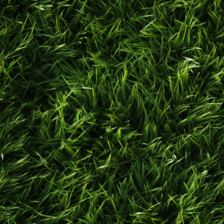 Vast Green Field with Realistic Texture AI Generatedの素材