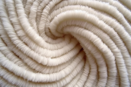 Texture of Wool CloseUp Image of Woven Fabricの素材
