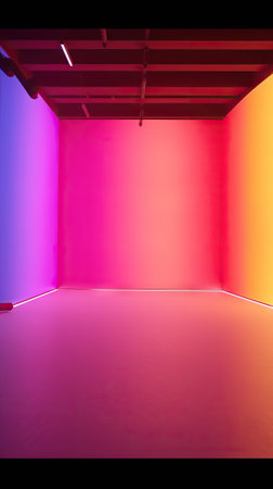 Vibrant Gradient Background with High Detail AI Generatedの素材