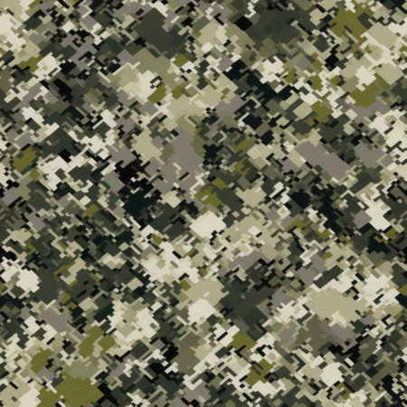 Dense and Complex Digital Camouflage for Multienvironment Use AI Generatedの素材