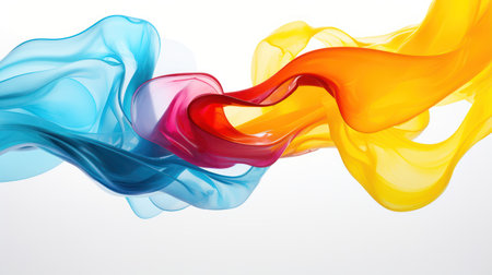 Minimalistic Superb Clean Abstract Paint Composition AI Generatedの素材