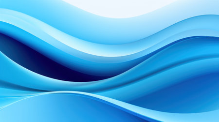 Abstract blue wavy background. illustration. Can be used for advertisingeting, presentation. Generative AIの素材