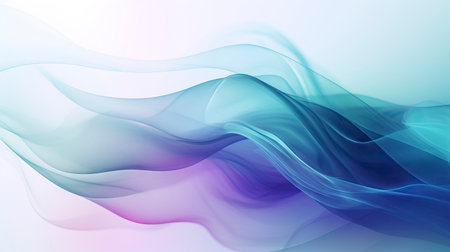 abstract background with smooth lines in blue and purple colors, vector illustration Generative AIの素材