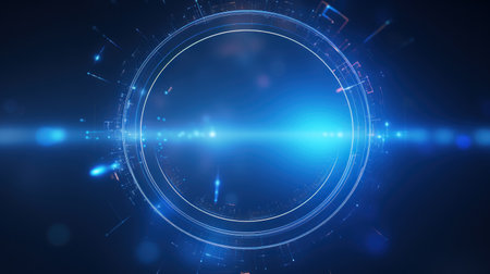 Abstract technology background. Futuristic technology style. Elegant background for business tech presentations. Generative AIの素材