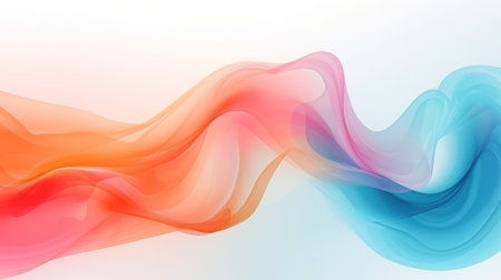 Abstract colorful background. illustration. Eps 10. Colorful waves. Generative AIの素材
