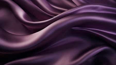 Smooth elegant dark purple silk or satin texture can use as abstract background. Luxurious background design Generative AIの素材