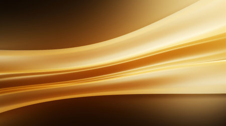 abstract golden background with smooth lines in it. illustration. Generative AIの素材