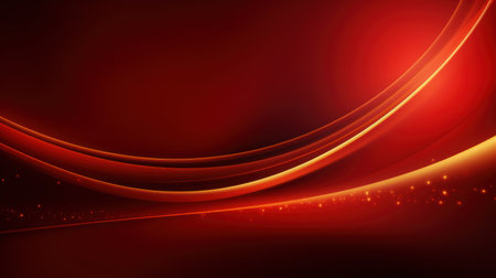 Abstract red background with light lines. illustration. Eps 10. Generative AIの素材