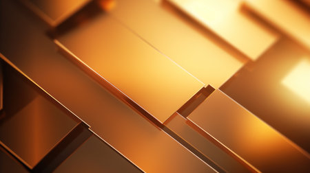 Abstract golden background. 3d rendering, 3d illustration. Generative AIの素材