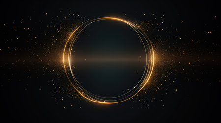 Abstract background. luminous swirling. Elegant glowing circle. Sparking particle. Space tunnel. Glossy jellyfish. Colorful ellipse. Glint sphere Generative AIの素材