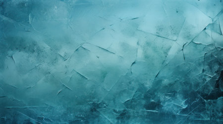 Aged Glass Texture with Teal Blue Old Window Effect Overlay AI Generatedの素材