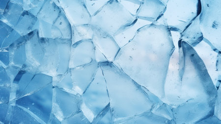 Cracked Ice Background AI Generatedの素材