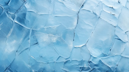 Abstract ice background, ice texture, blue ice background. Ice background Generative AIの素材