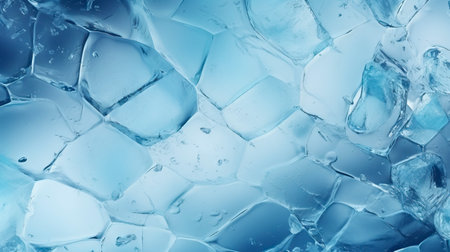 Ice cubes background. Blue ice cubes texture. Ice cubes background. Generative AIの素材
