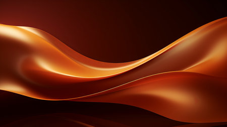Abstract brown wavy background with smooth lines. illustration. Eps 10 Generative AIの素材