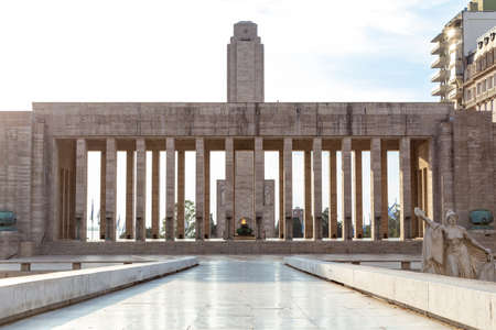 ROSARIO, ARGENTINA - MARCH 12, 2021: National Flag Memorial located at Rosario city, Argentina. Monumento a la Bandera.のeditorial素材
