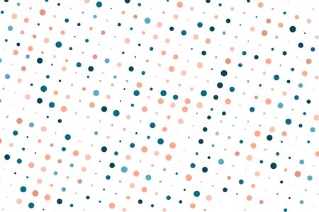 Seamless pattern, polka dot fabric, wallpaper vectorのイラスト素材
