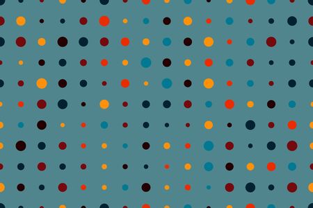 Seamless pattern, polka dot fabric, wallpaper vectorのイラスト素材