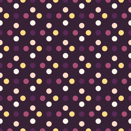 Seamless pattern, polka dot fabric, wallpaper vectorのイラスト素材