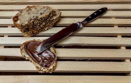 Chocolate cream sandwichの写真素材