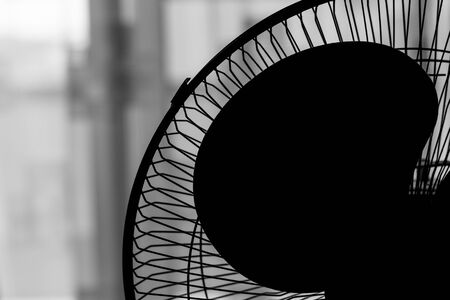 Fan Propeller Silhouetteの写真素材