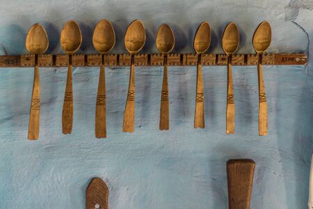 Old Wooden Spoonsの写真素材