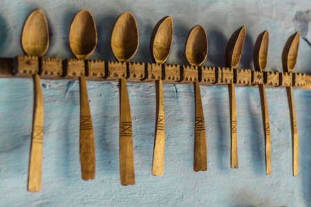 Old Wooden Spoonsの写真素材