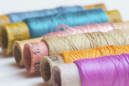 Old vintage russian sewing threads dating from the '70s