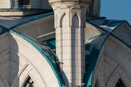 The Kul-Sharif Mosque in the Kazan Kremlin, Tatarstan republicの写真素材