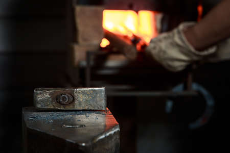 Forge fire Forge fire used for creating iron tools in blacksmith's.