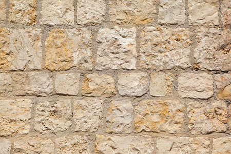 Texture of travertine stone wallの写真素材