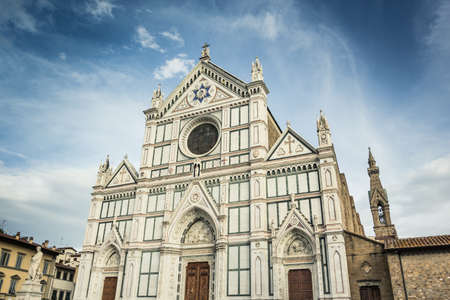 Duomo of Santa Croce in Firenze. Italy.の写真素材