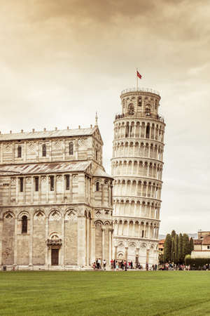 View of Campanile of Pisa.  Italy.の写真素材