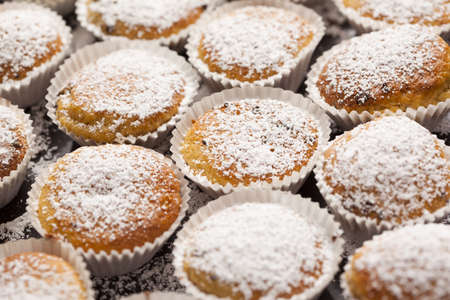 Homemade muffinsの写真素材