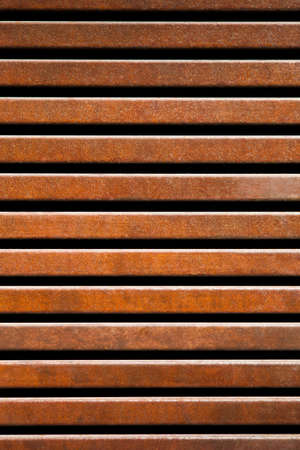 Corten iron fence background.の写真素材