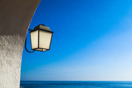 Detail of Calella de Palafrugell, small village in Costa Brava.の写真素材