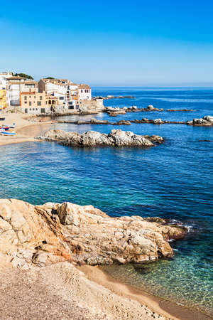 Coastline of Calella de Palafrugell. Costa Brava.