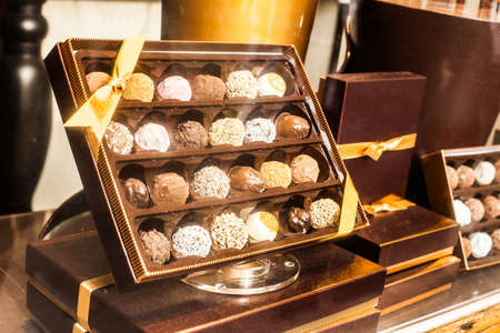 First quality of belgium chocolate shop.