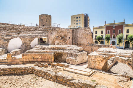 The Historical roman circus of Tarragona.の写真素材