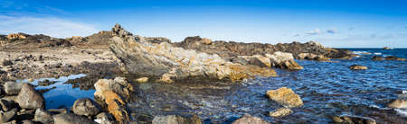 Landscape of Cap de Creus, a natural reserve in Costa Brava, Spain.