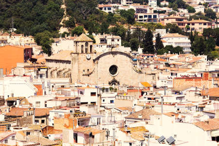 Tossa de mar village, Spain. Costa Brava.の写真素材