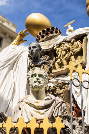 Facade of Salvador Dali art museum, Figueres. Spain.