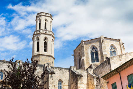 Medieval church of Figueres. Spain.の写真素材