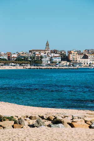 Palamos landscape in Costa Brava, Spain.の写真素材