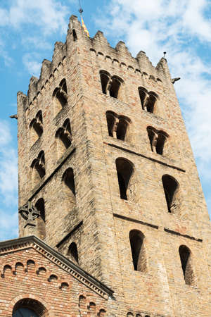 Romanesque monastery of Ripoll in Catalonia, Spain.の写真素材